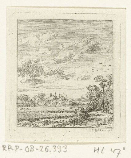 Landscape with a Strolling Couple