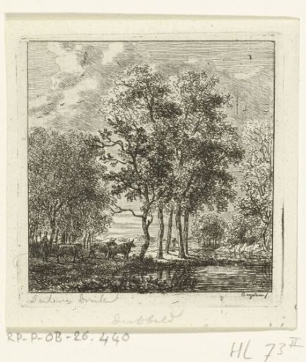Three cows by a river