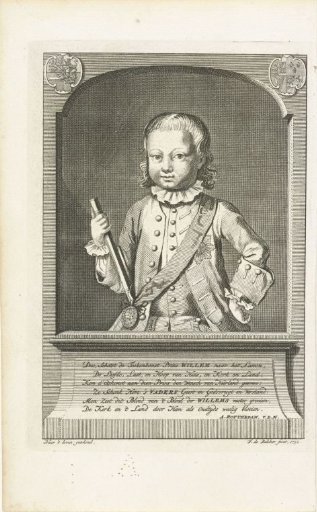Portrait of William V at the age of 4