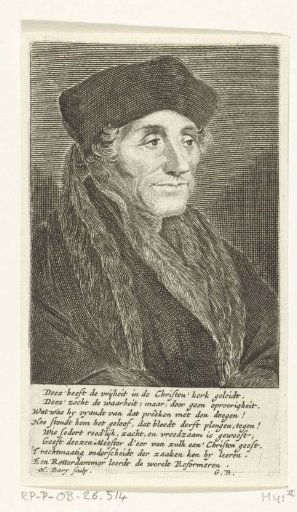 Portrait of Desiderius Erasmus