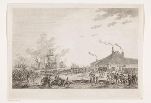 Embarkation of troops