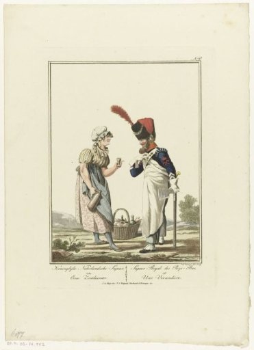Sapper with a sweet seller