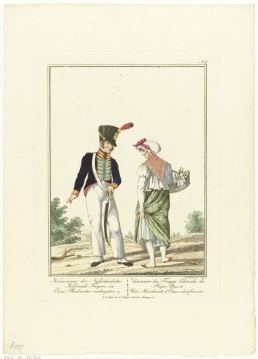 Gunner with a perfume seller