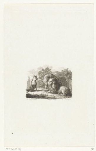 Reynard the Fox promises the lion gifts