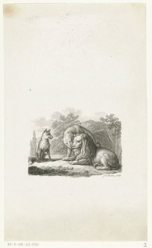 Reynard the Fox promises the lion gifts