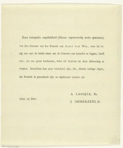 Text accompanying the portrait of the naval officer Aert Jansz. van Nes