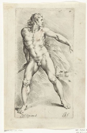 Nude Man with a Pike in His Hand