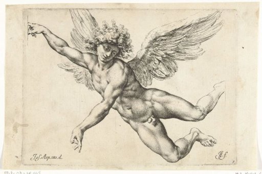 Study for a Nude, Flying Angel