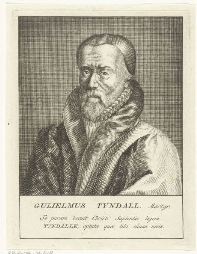 Portrait of the English Priest and Theologian William Tyndale