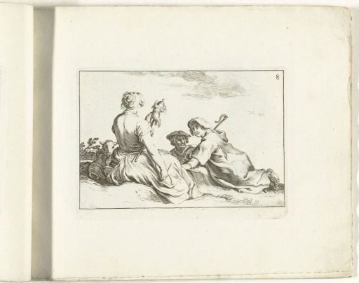 Spinner with two shepherd boys