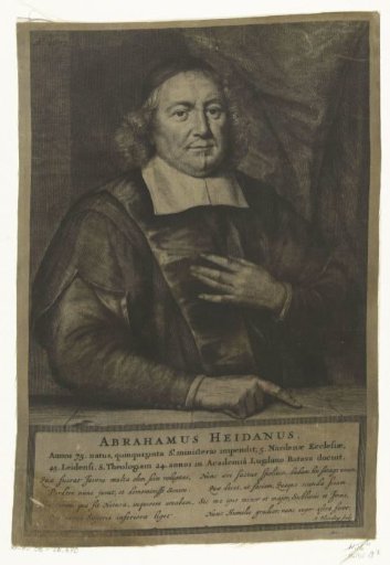 Portrait of Abraham Heidanus