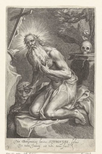Saint Jerome of Bethlehem as a hermit