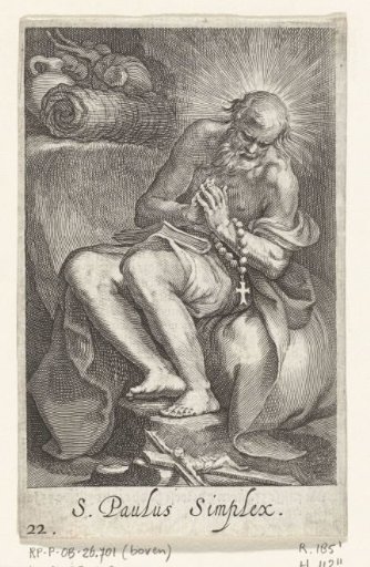 Saint Paul of Egypt as a hermit