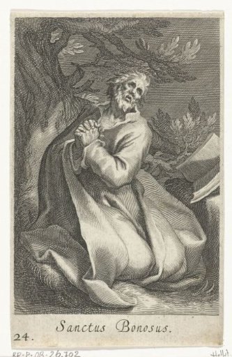 Saint Bonosus as a hermit