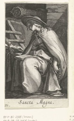 Saint Magna as a hermitess