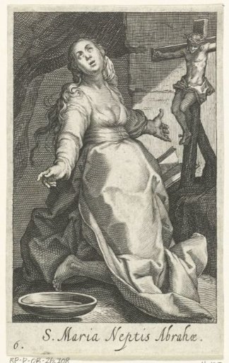 Saint Mary as a hermitess