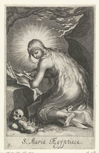 Saint Mary of Egypt as a hermitess