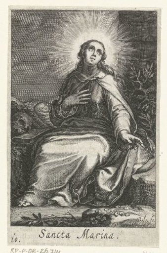 Saint Marina of Alexandria as a hermitess