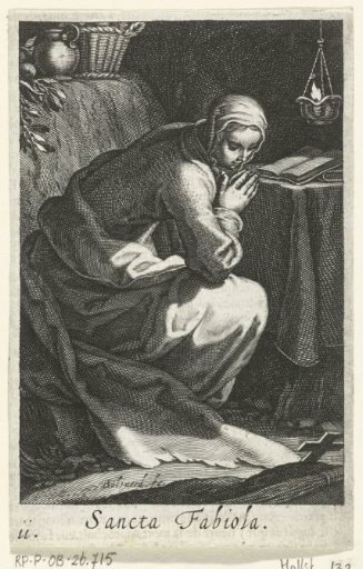Saint Fabiola of Rome as a hermitess