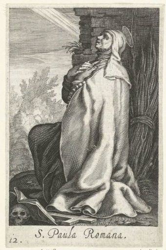 Saint Paula of Rome as a hermitess