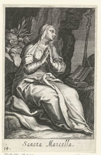 Saint Marcella of Rome as a hermitess