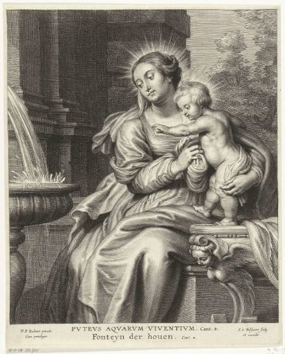 Mary with Child at a Fountain