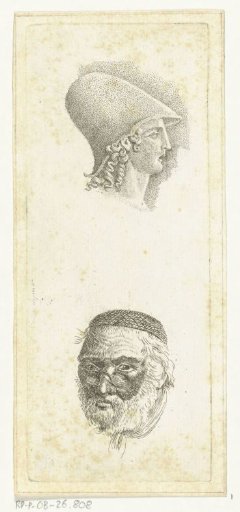Study sheet with two heads