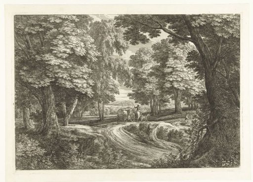 Landscape with a travelling wagon