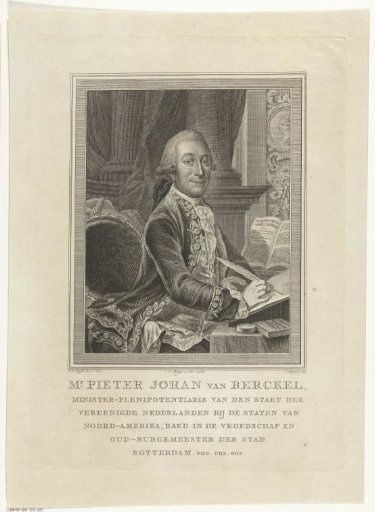 Portrait of Ambassador Pieter Johan van Berckel