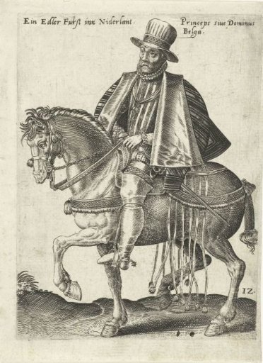 Dutch prince on horseback