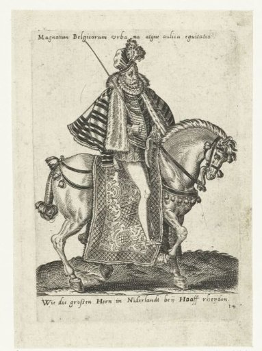 Dutch gentleman on horseback