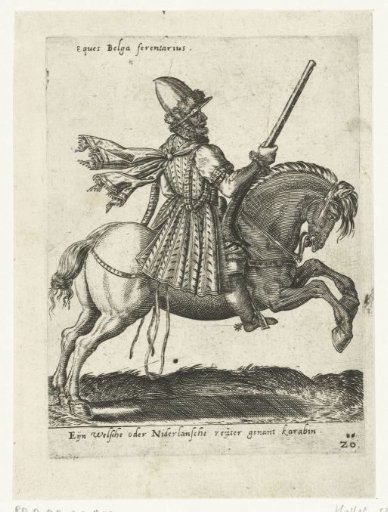 Dutch rider with carbine