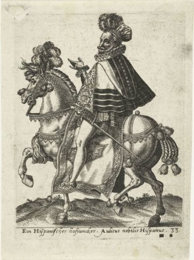 Spanish gentleman on horseback