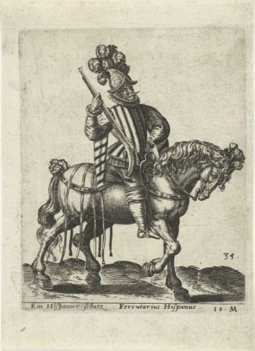 Spanish rider with musket