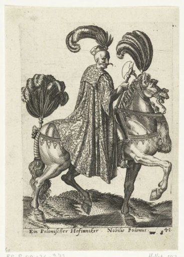 Polish squire on horseback