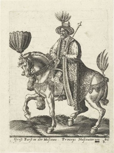 Grand Duke of Moscow on horseback