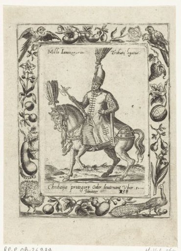 Lieutenant of the Janissaries on horseback