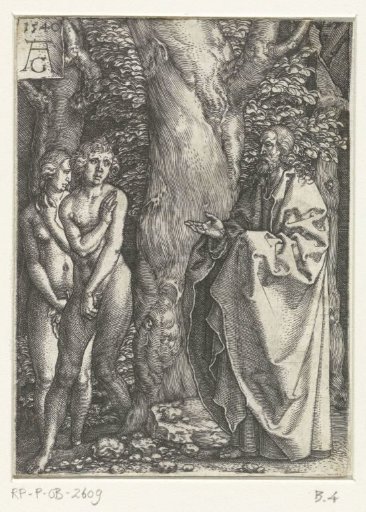 Adam and Eve ashamed