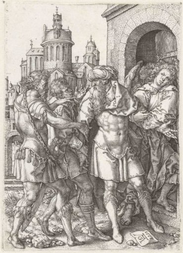 Lot Prevents Violence Among the Inhabitants of Sodom