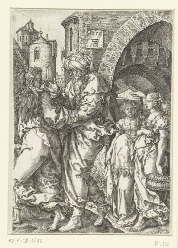 Lot Departs with His Family from Sodom