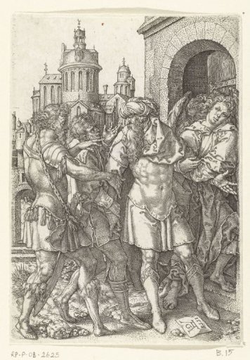 Lot Prevents Violence Among the Inhabitants of Sodom