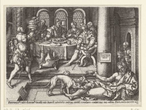 Lazarus Begging at the Door of the Rich Man