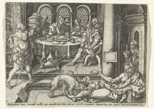 Lazarus Begging at the Door of the Rich Man