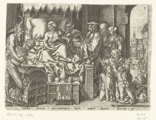 The Rich Man on His Deathbed
