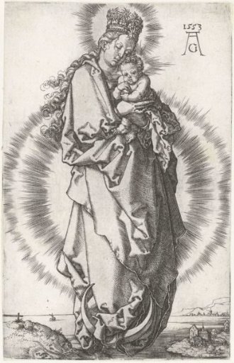 Madonna and Child on the Crescent Moon