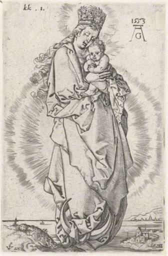 Madonna and Child on the Crescent Moon