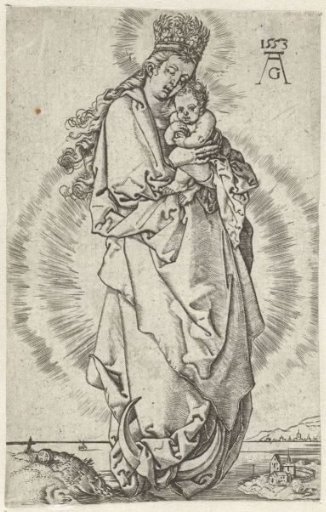 Madonna and Child on the Crescent Moon
