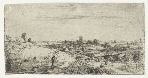 Landscape with a cow