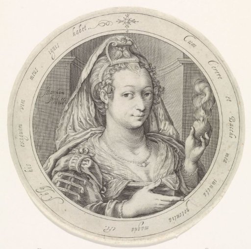 Venus with Burning Heart
