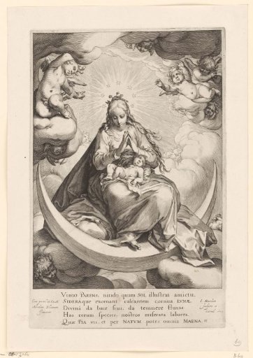 Maria met Kind op de maansikkel